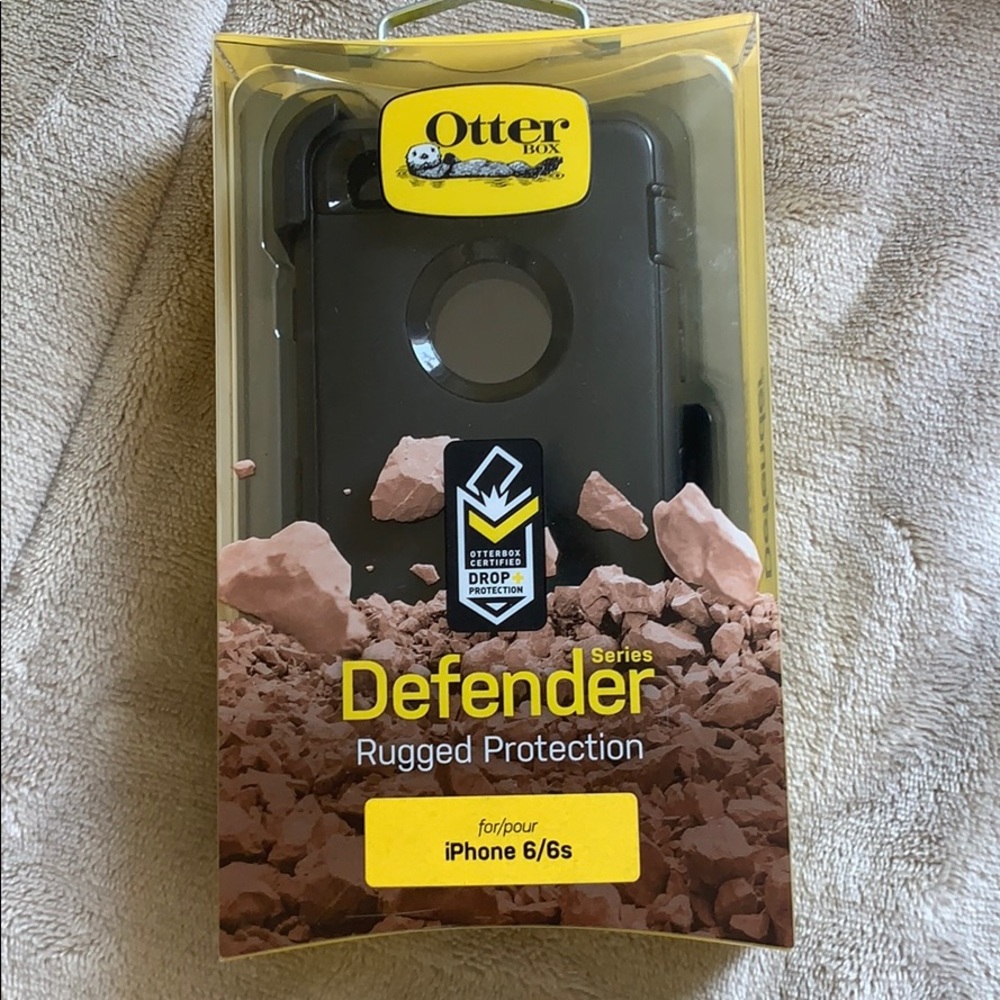 IPHONE 6/6S BLACK OTTERBOX CASE